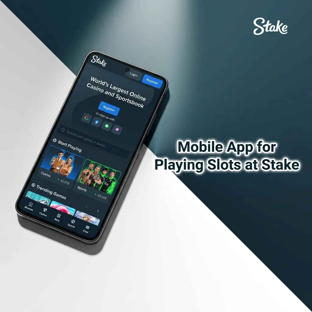 Mobile app interInstall the Stake mobile app for a seamless slot experience.