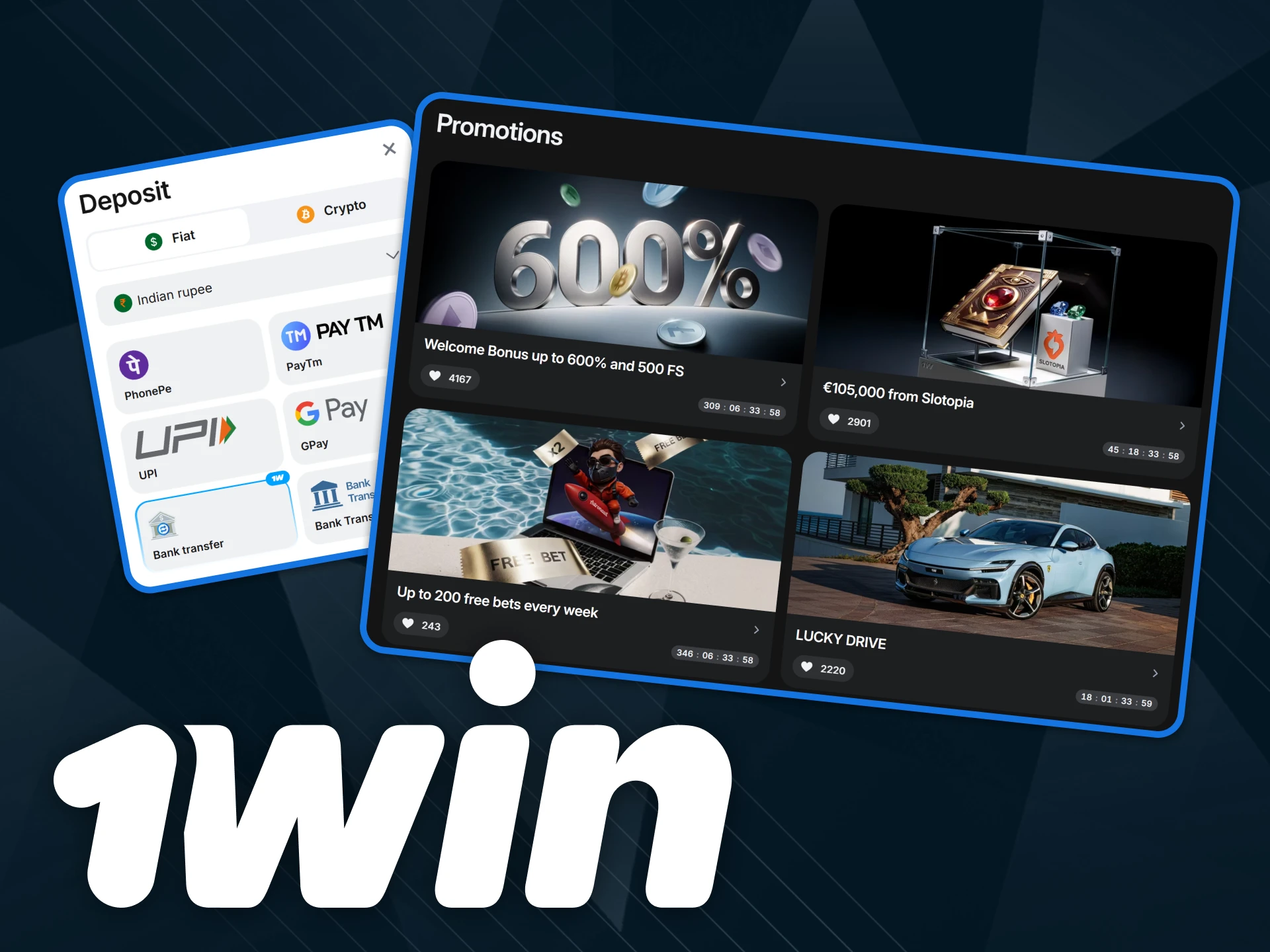 Discover the highest quality and most popular games and bets at 1win.