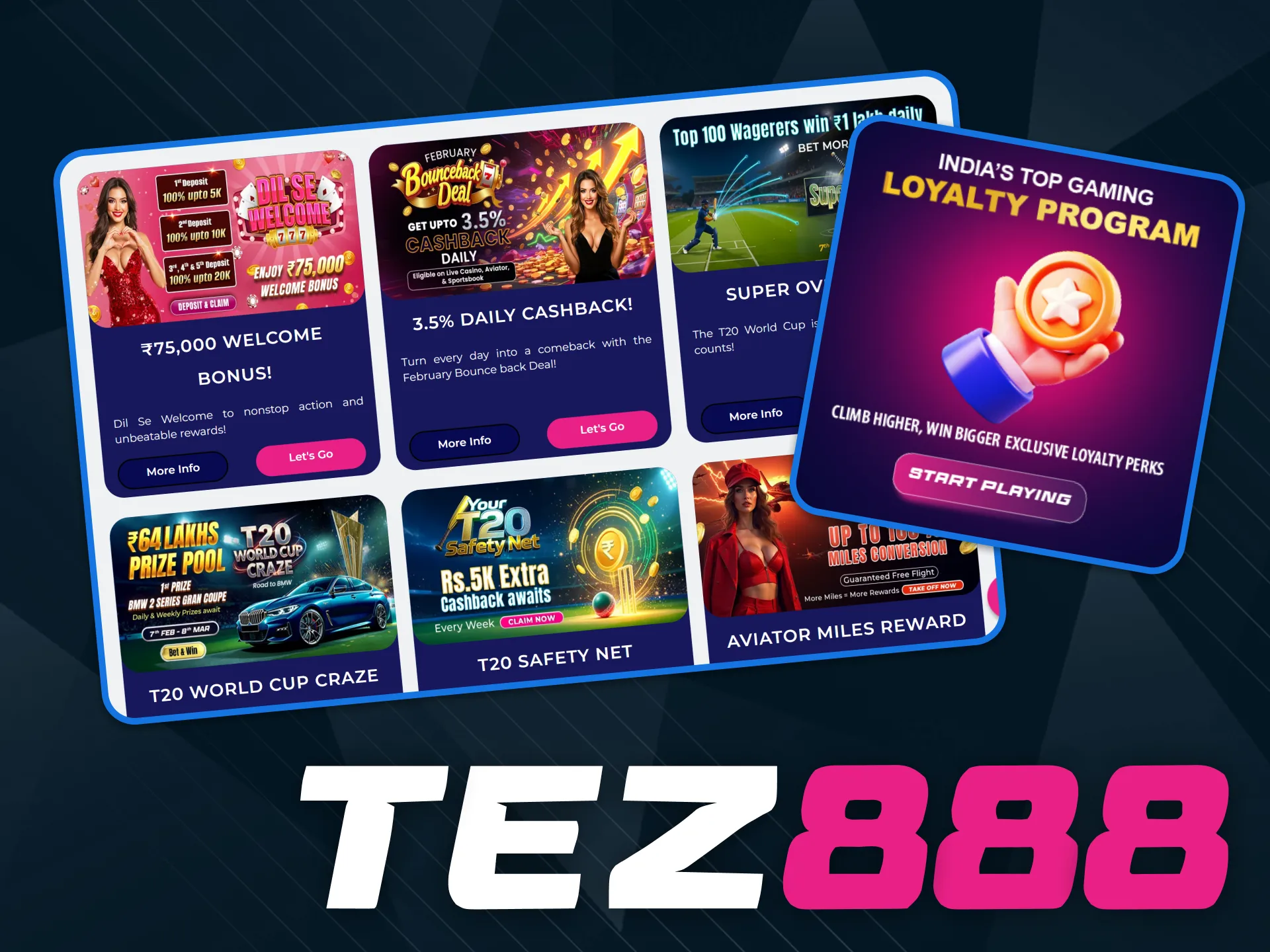 Choose the best offer for betting and gaming at Tez888.