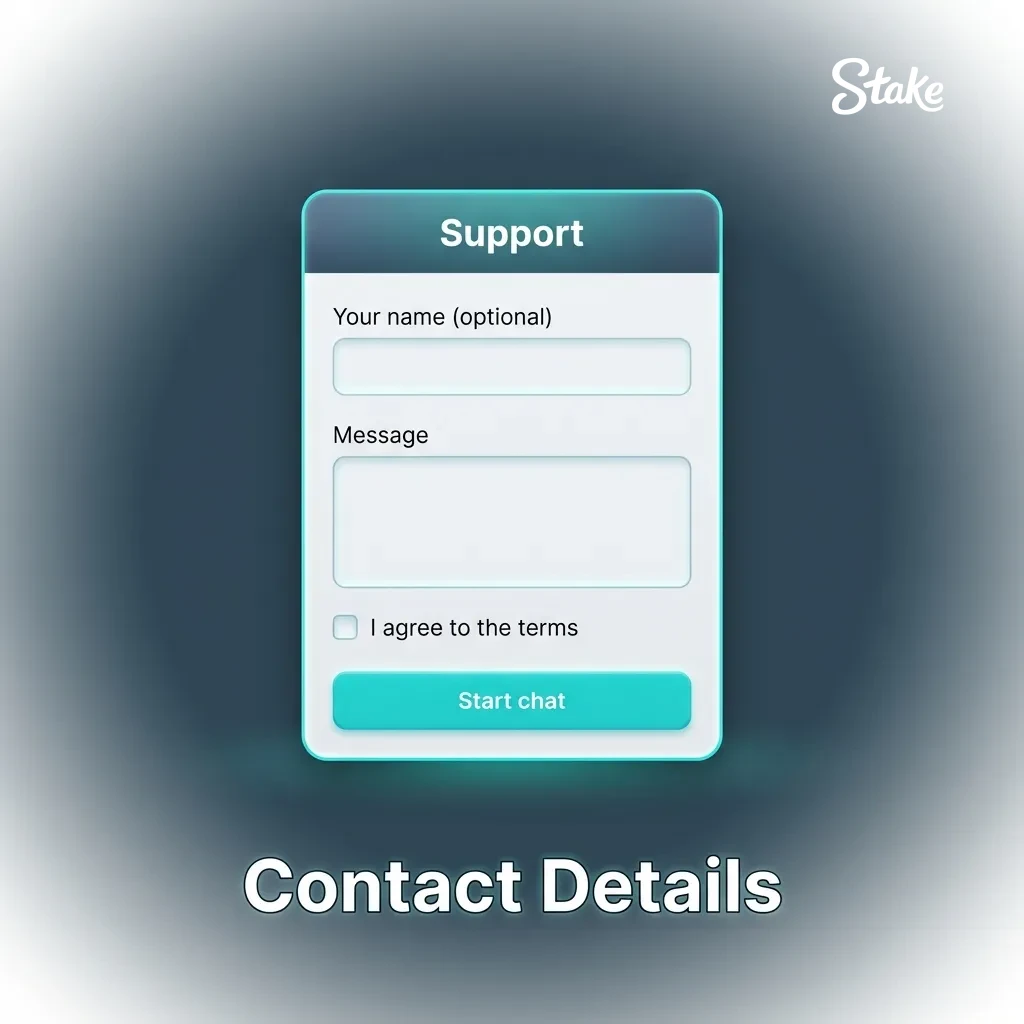 Reach Stake support via email or official social media.