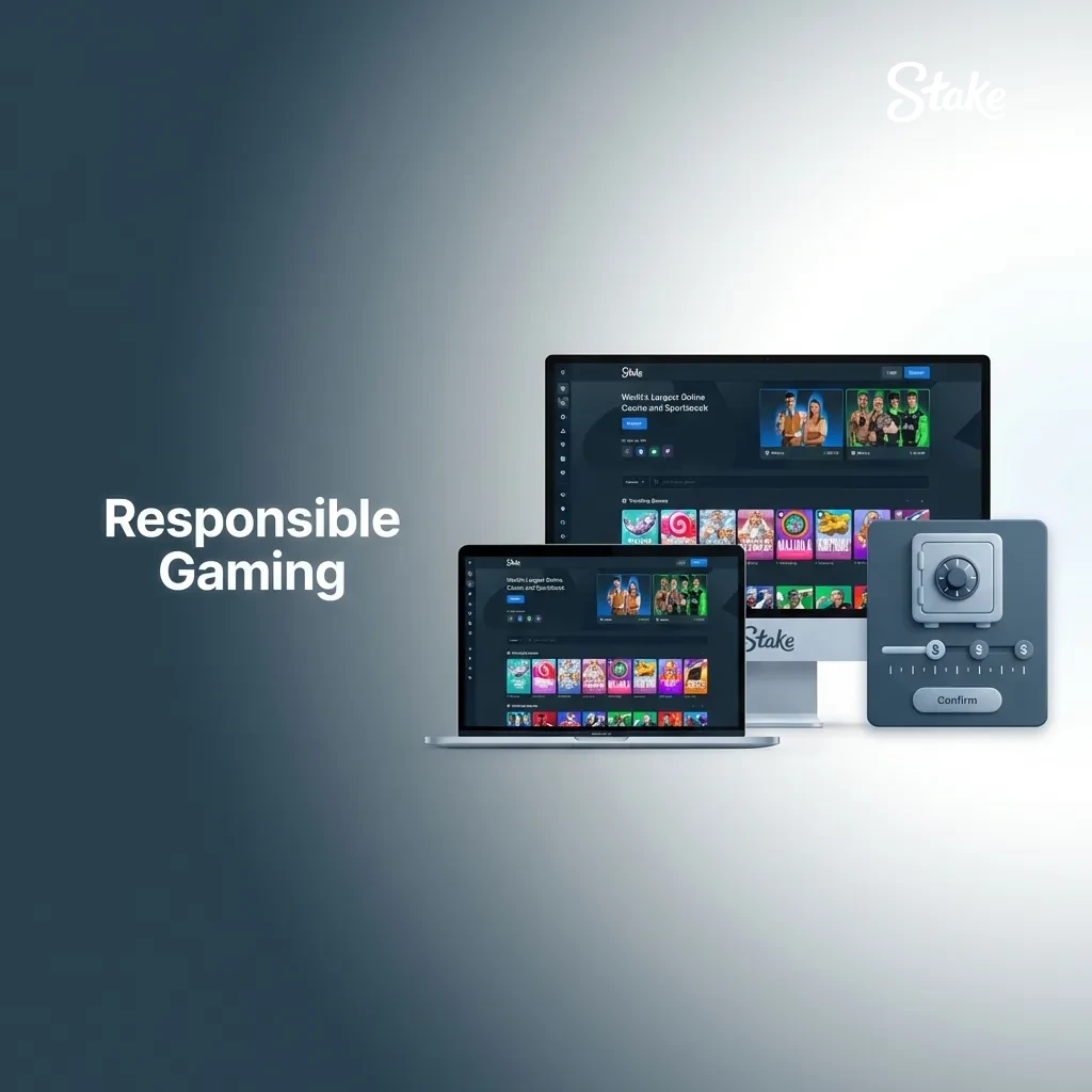 Use responsible gaming tools to stay in control at Stake.