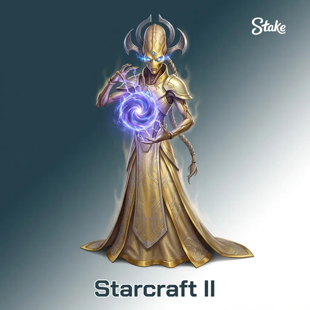 Bet on Starcraft II matches on Stake for intense action.