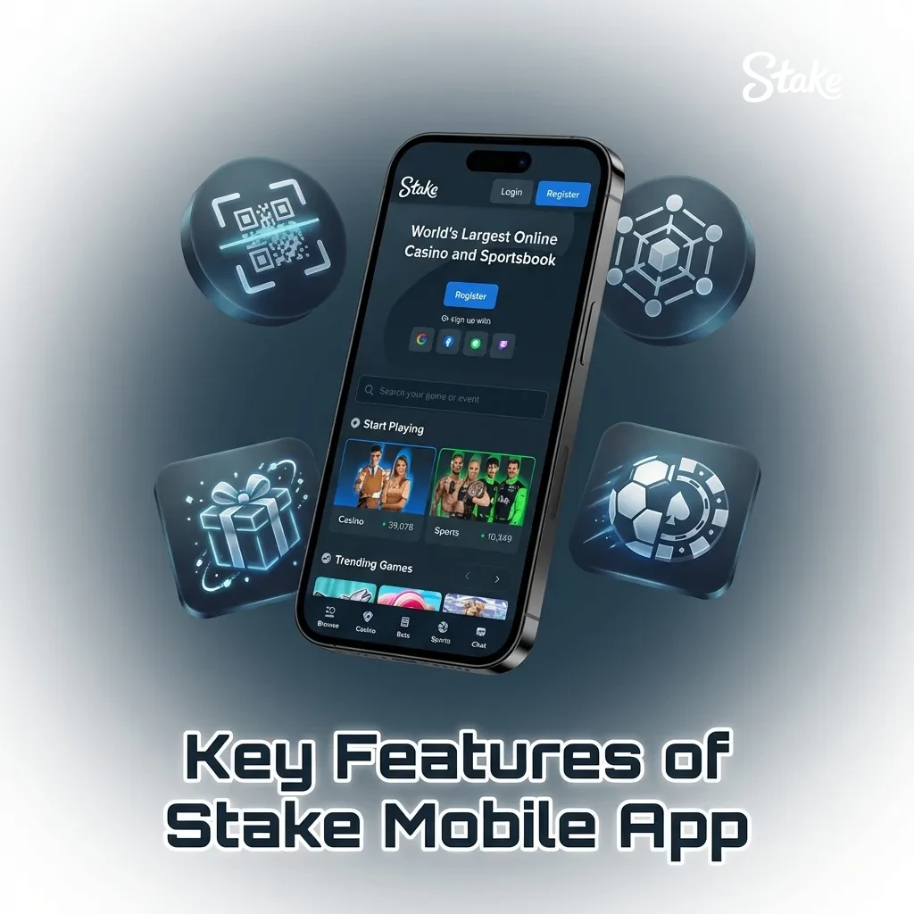 Explore top features on Stake and bet in Indian rupees.