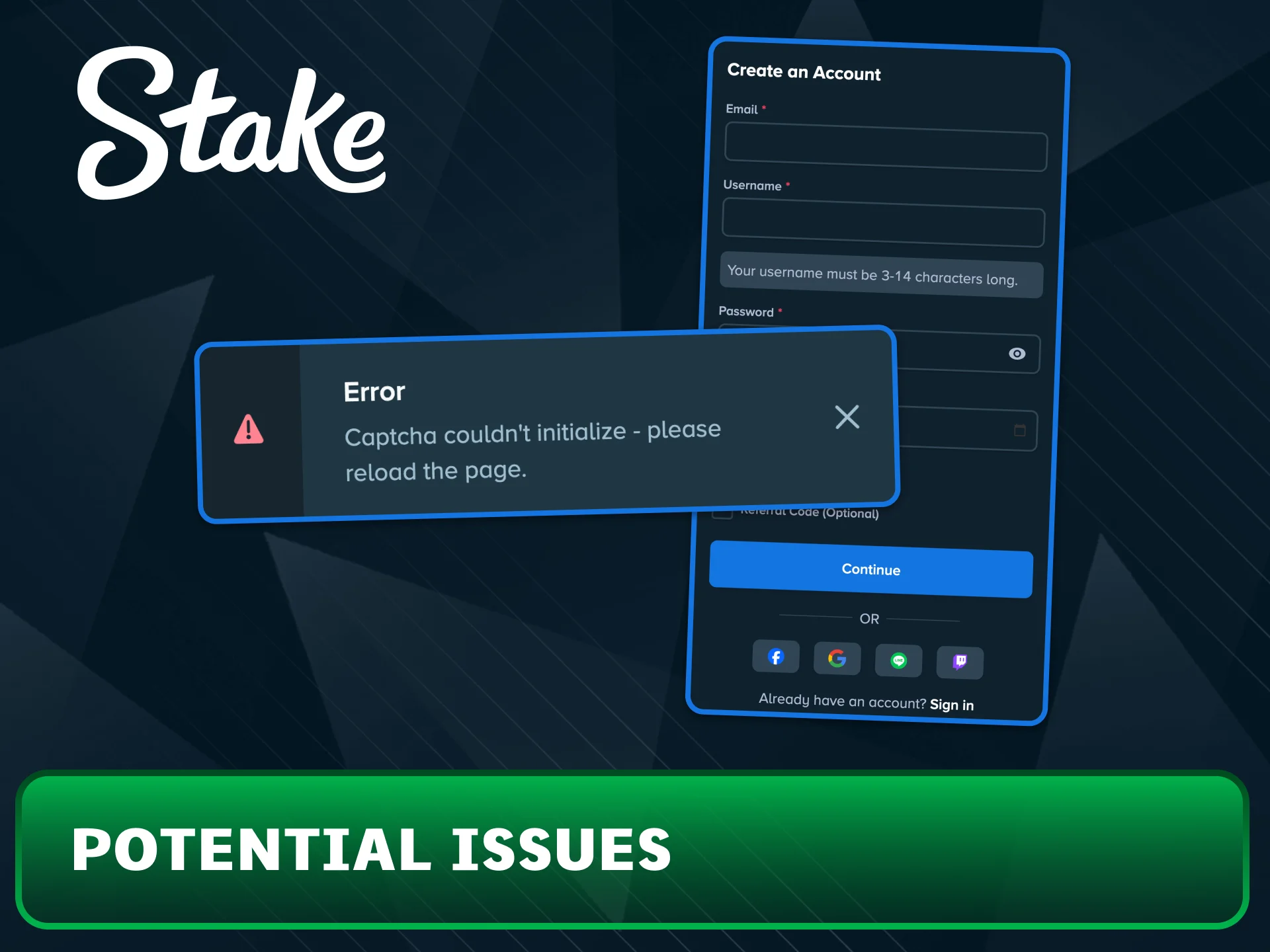 Find quick fixes for Stake login problems and access issues.