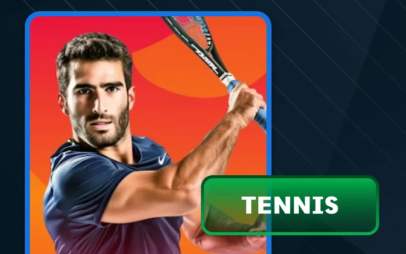 Place live tennis bets with point updates at Stake.
