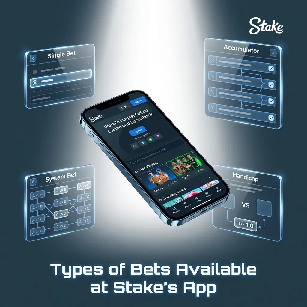 Choose your betting style on Stake and use advanced wagering tools.