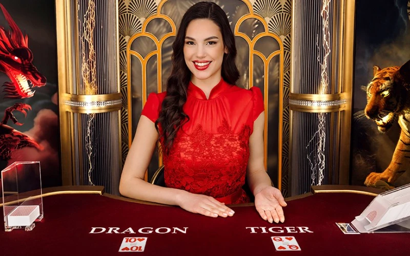 Bet on Dragon or Tiger on Stake for a quick win.