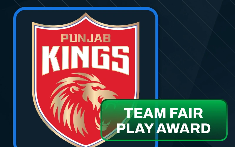 Predict the team with the highest sportsmanship for the IPL fair play award at Stake.